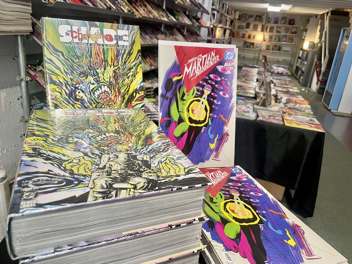 James Sime (@jamessime) on Twitter photo Scene From Isotope Comics: <a href="/DenizCamp/">Deniz Camp</a> & <a href="/javiercaster/">Javier Rodríguez</a> - As a comic store owner I have to say, if you talked DC into reprinting SHADE THE CHANGING MAN - I can’t thank you enough! If not… thanks for making the best new book DC or Marvel is publishing, ABSOLUTE MARTIAN MANHUNTER! Scene From Isotope Comics: <a href="/DenizCamp/">Deniz Camp</a> & <a href="/javiercaster/">Javier Rodríguez</a> - As a comic store owner I have to say, if you talked DC into reprinting SHADE THE CHANGING MAN - I can’t thank you enough! If not… thanks for making the best new book DC or Marvel is publishing, ABSOLUTE MARTIAN MANHUNTER!