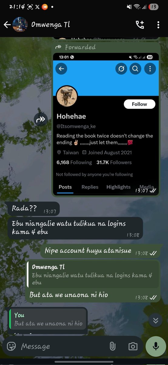 Kuna bois alinifraud sai anaplay innocent.  12k ya client ikaenda ivo😭😭💀