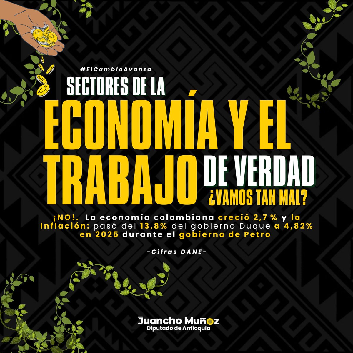 juandavidmuoz22's tweet image. “Democracia es saber, conocer e informarse de múltiples fuentes”, Ha dicho el presidente Petro. Y nosotros lo reafirmamos✊🏾🇨🇴
Frente a la desinformación sistemática de los grandes medios, que ocultan, distorsionan o simplemente ignoran lo que no encaja en su narrativa, apostamos…