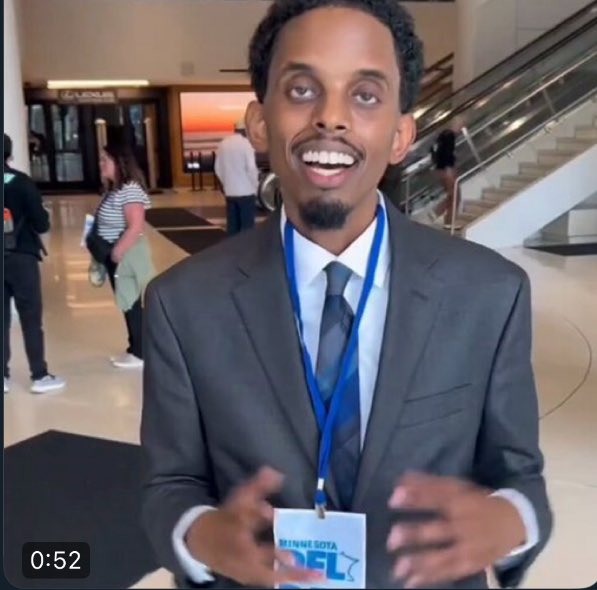 TradMemePatriot's tweet image. Why are we willingly letting these sand-nígs push us further and further into Americas heartland to get away from them, and electing retarded Somalis like this “thing”?