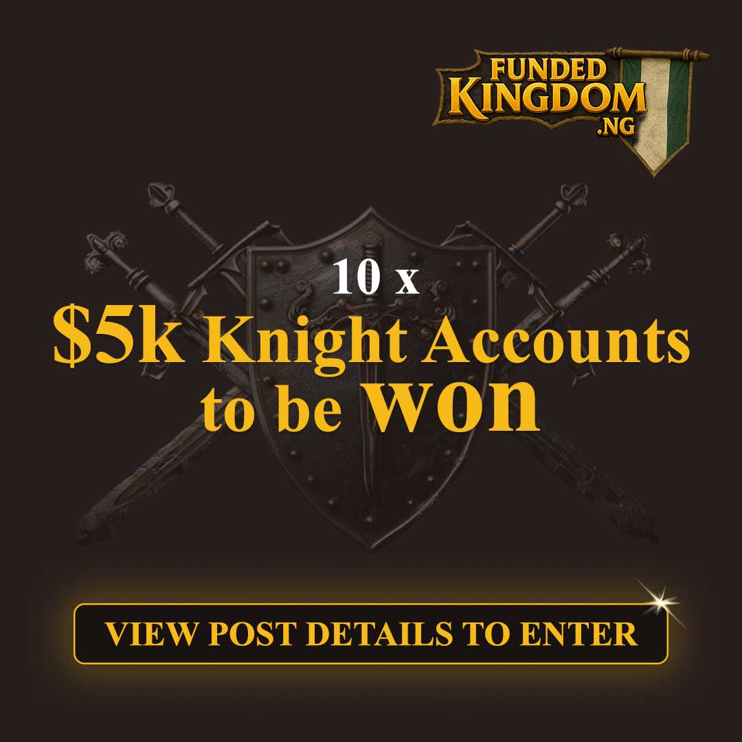 Funded Kingdom (@funded_kingdom) on Twitter photo Launch Giveaway
Stand chance to win an evaluation account
10 x $5K knight Accounts
1. Follow <a href="/funded_kingdom/">Funded Kingdom</a>, <a href="/Propinsider24/">PropInsider</a> & <a href="/FunisEnterprise/">Funis Enterprise</a>
2. Join the discord channel: discord.gg/funded-kingdom
2. Like, Comment & Repost
Winners would be announced on Friday Launch Giveaway
Stand chance to win an evaluation account
10 x $5K knight Accounts
1. Follow <a href="/funded_kingdom/">Funded Kingdom</a>, <a href="/Propinsider24/">PropInsider</a> & <a href="/FunisEnterprise/">Funis Enterprise</a>
2. Join the discord channel: discord.gg/funded-kingdom
2. Like, Comment & Repost
Winners would be announced on Friday