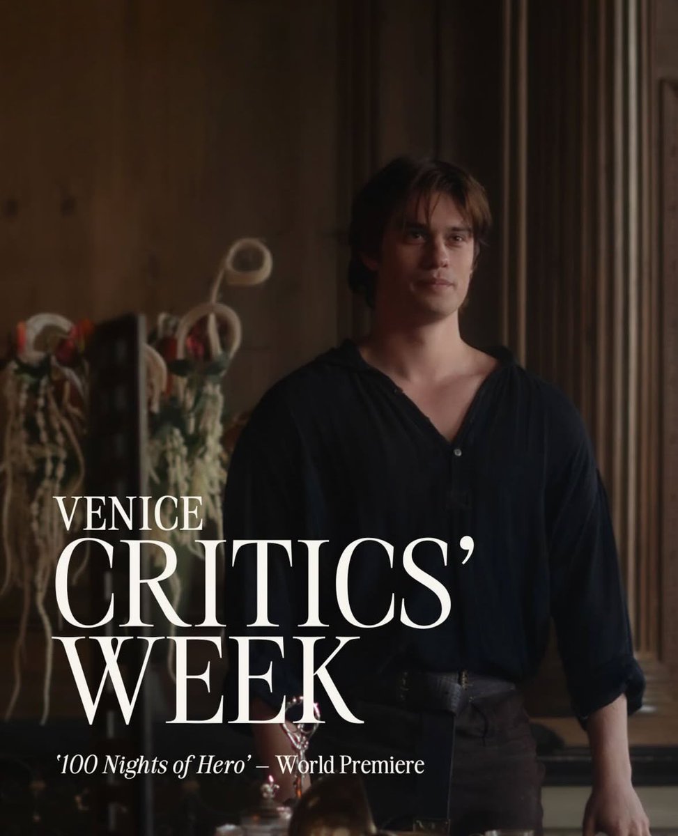 GGWHOO's tweet image. from introducing Nicholas Galitzine in a small indie movie to him being one of the producers and the lead in the closing film of Venice Critics’ Week