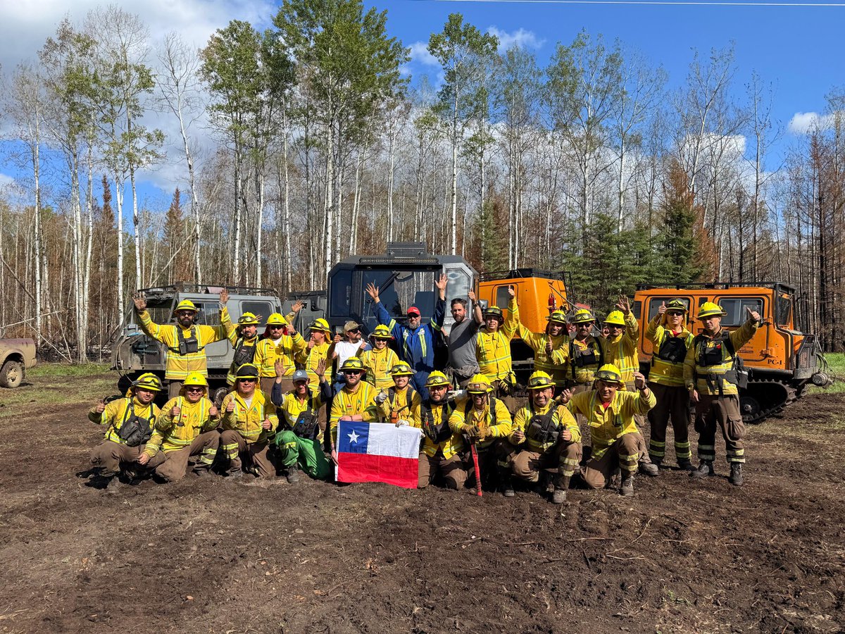 CONAF Ñuble (@conaf_nuble) on Twitter photo 🍁 Brigadistas de <a href="/conaf_nuble/">CONAF Ñuble</a> ya se encuentran apoyando el combate de incendios forestales en Alberta, #Canada 🇨🇦.
Se trata de las primeras jornadas de trabajo como parte de la delegación de 62 técnicos-brigadistas enviados por <a href="/conaf_minagri/">CONAF - Corporación Nacional Forestal</a>
#Conaf #Ñuble #Brigadistas 🍁 Brigadistas de <a href="/conaf_nuble/">CONAF Ñuble</a> ya se encuentran apoyando el combate de incendios forestales en Alberta, #Canada 🇨🇦.
Se trata de las primeras jornadas de trabajo como parte de la delegación de 62 técnicos-brigadistas enviados por <a href="/conaf_minagri/">CONAF - Corporación Nacional Forestal</a>
#Conaf #Ñuble #Brigadistas