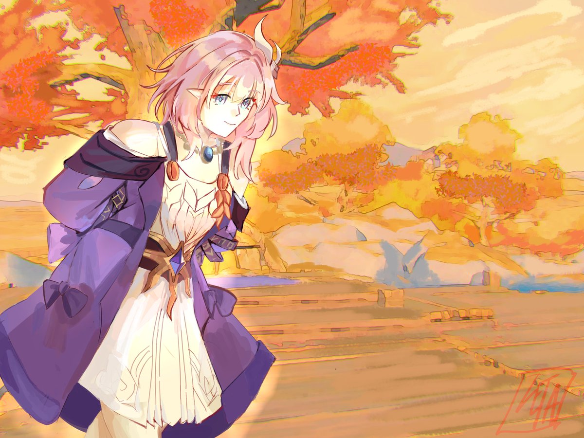 cloudwhisp12's tweet image. Wellcome home,, new dawn (trailblazers pov stelle /caelus) #HonkaiStarRail #HSRFanart #Cyrene #elysia #hsr