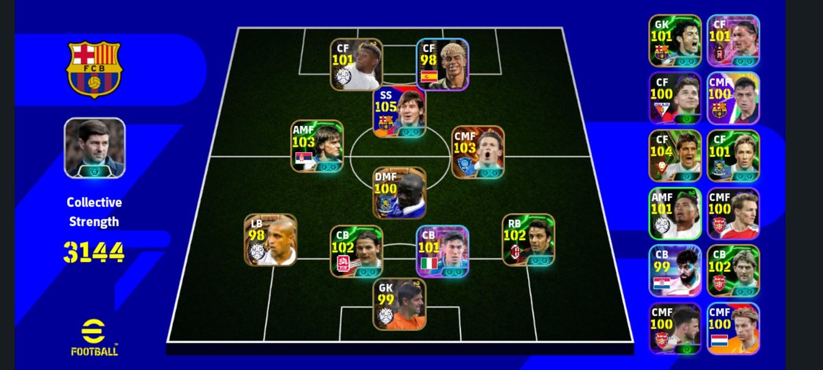 This is my squad guys . Who'd you suggest as a great addition in the upcoming 15 epics selection. 
I'm torn btw Forlan, Van Basten &amp; Cannavaro. 
I'd appreciate your suggestions 🙏🙏🙏