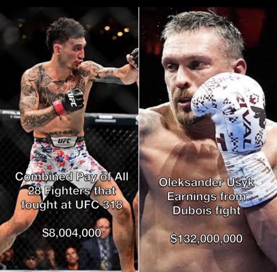 People swear MMA is better, but why the pay disparity?