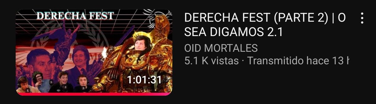 LuisPujolmza's tweet image. 5.1 kilo-toneladas de inmortales viendo el stream de ayer.
Gracias al movilero @vikingo_liberal
Cc: @OidMortalesMza