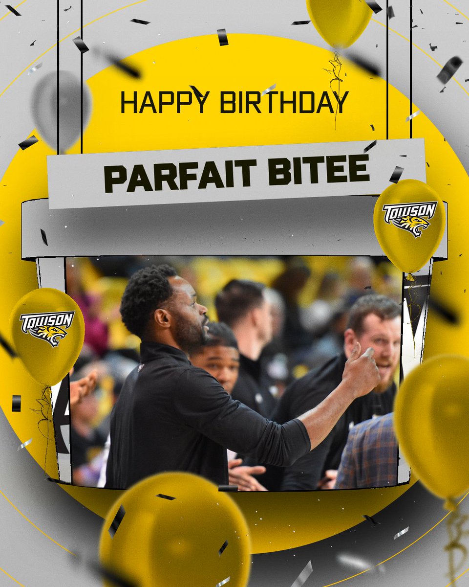 Towson_MBB's tweet image. Happy birthday to associate head coach Parfait Bitee!
#GohTigers