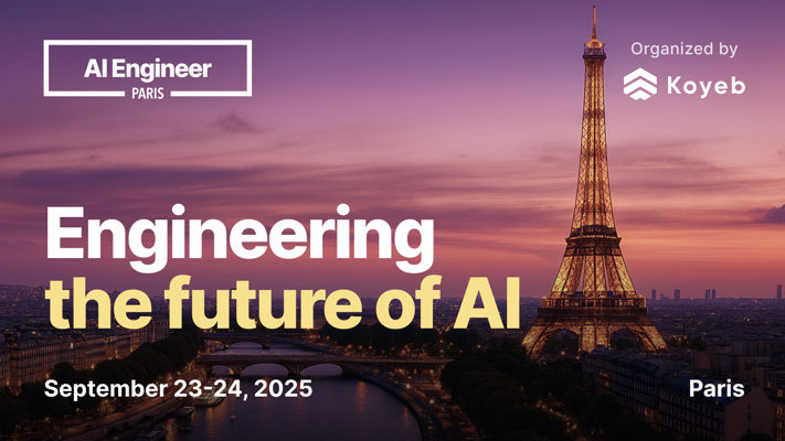 gokoyeb's tweet image. 🇫🇷 @aiDotEngineer is coming to Paris! Don't miss this first-ever event—it's set to be unforgettable! 🌟
This two-day, single-track technical conference and expo brings together over 700 AI engineers, CTOs, and VPs of AI to connect, learn, and engineer the future of AI.
🎤 Want…