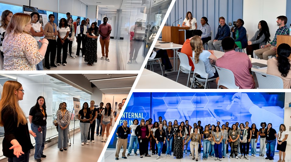 REGENXBIO's tweet image. At REGENXBIO, our leaders are deeply committed to science and to patients. Last week, several of them hosted a career panel for our interns and @LearningUNDFTD's Emerging Leaders. Their advice? Be curious, stay open, and embrace the unknown—there’s no one-size-fits-all path.