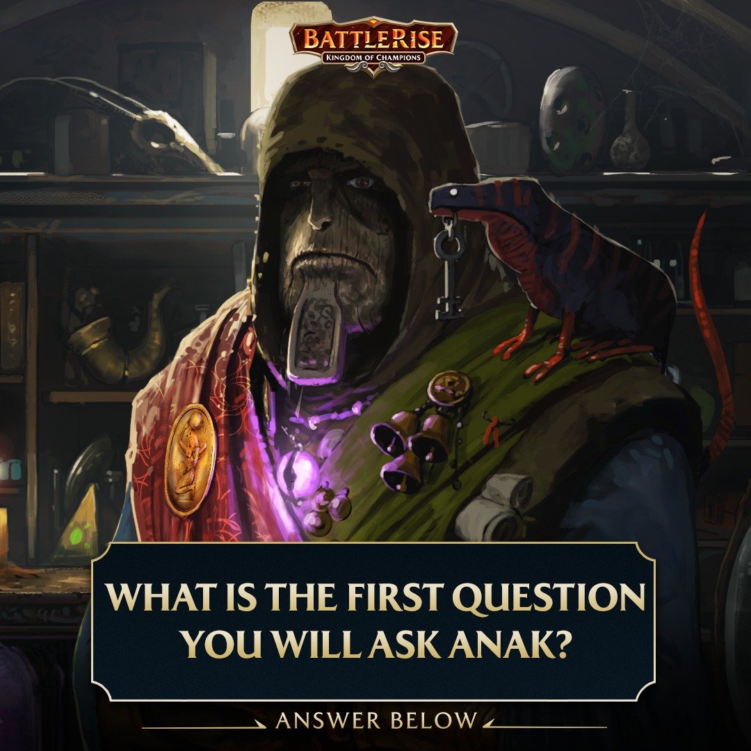 BattleRiseGame's tweet image. Anak will be here soon.
What is the first thing you will ask him to gain access to his hidden treasures?