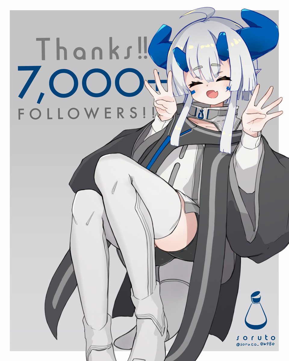 soruto_0W98e's tweet image. 少々遅ればせながら…
このたび、フォロワーさんが7000人突破いたしました‼︎
みなさま、本当にありがとうございます(*≧∀≦*)
徒然気まぐれに、気の赴くまま、さまざまなジャンルの絵と設定画(らしきもの)を描いていけたらなぁ、と思います。
これからも何卒よろしくおねがいします!