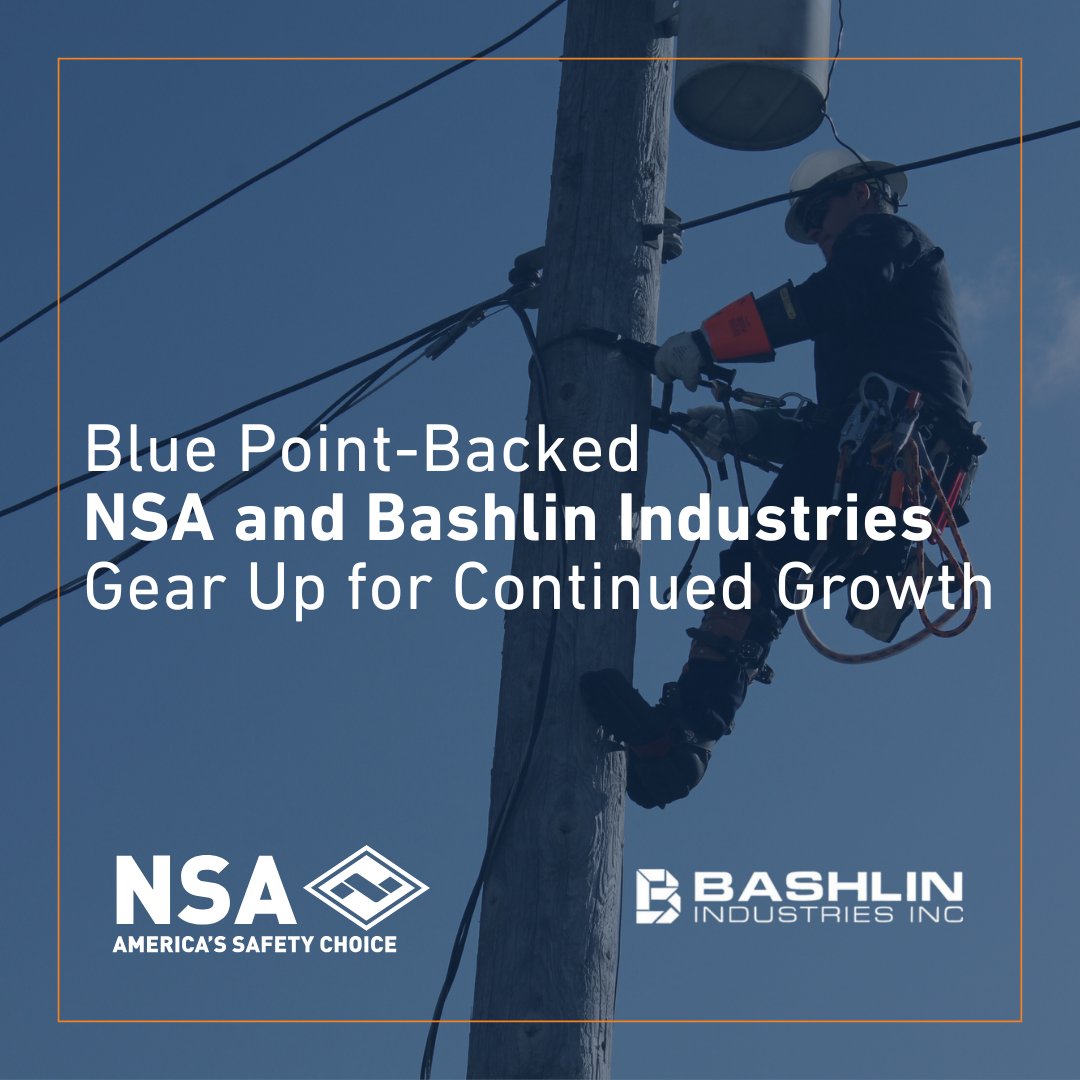 thinkNSA's tweet image. Bashlin Industries has joined the NSA family!

With nearly 100 years of trusted gear for linemen &amp;amp; utility pros, Bashlin brings a strong legacy of quality.
This marks NSA’s 16th acquisition—driving growth &amp;amp; protection forward.

🔗 shorturl.at/QaEne

#AmericasSafetyChoice