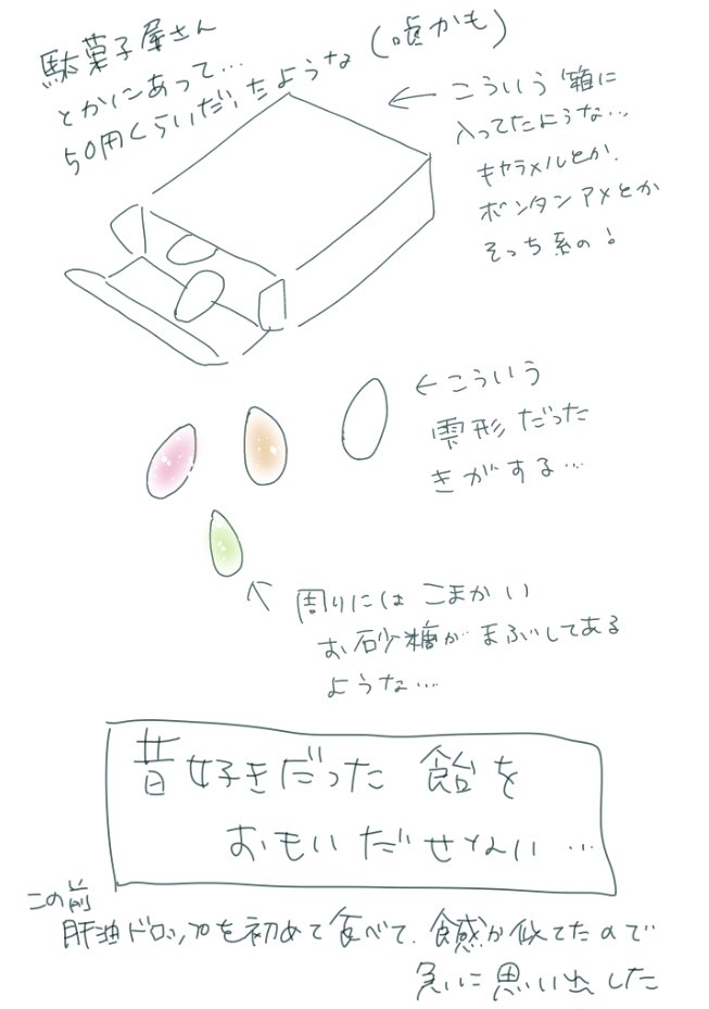 _mykey37's tweet image. 昔大好きだった駄菓子の飴を思い出せない…こんなだった気がする…まだ売ってる？