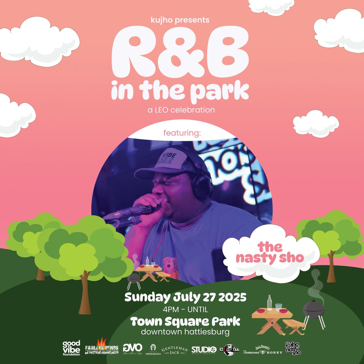 djkujho's tweet image. “R&B in the Park: A LEO Celebration” is THIS Sunday! We have amazing vendors and an amazing line up!
The only thing I ask for my bday is you either bring school supplies to the park or donate to the @goodvibefoundationms
RSVP: kujho.com