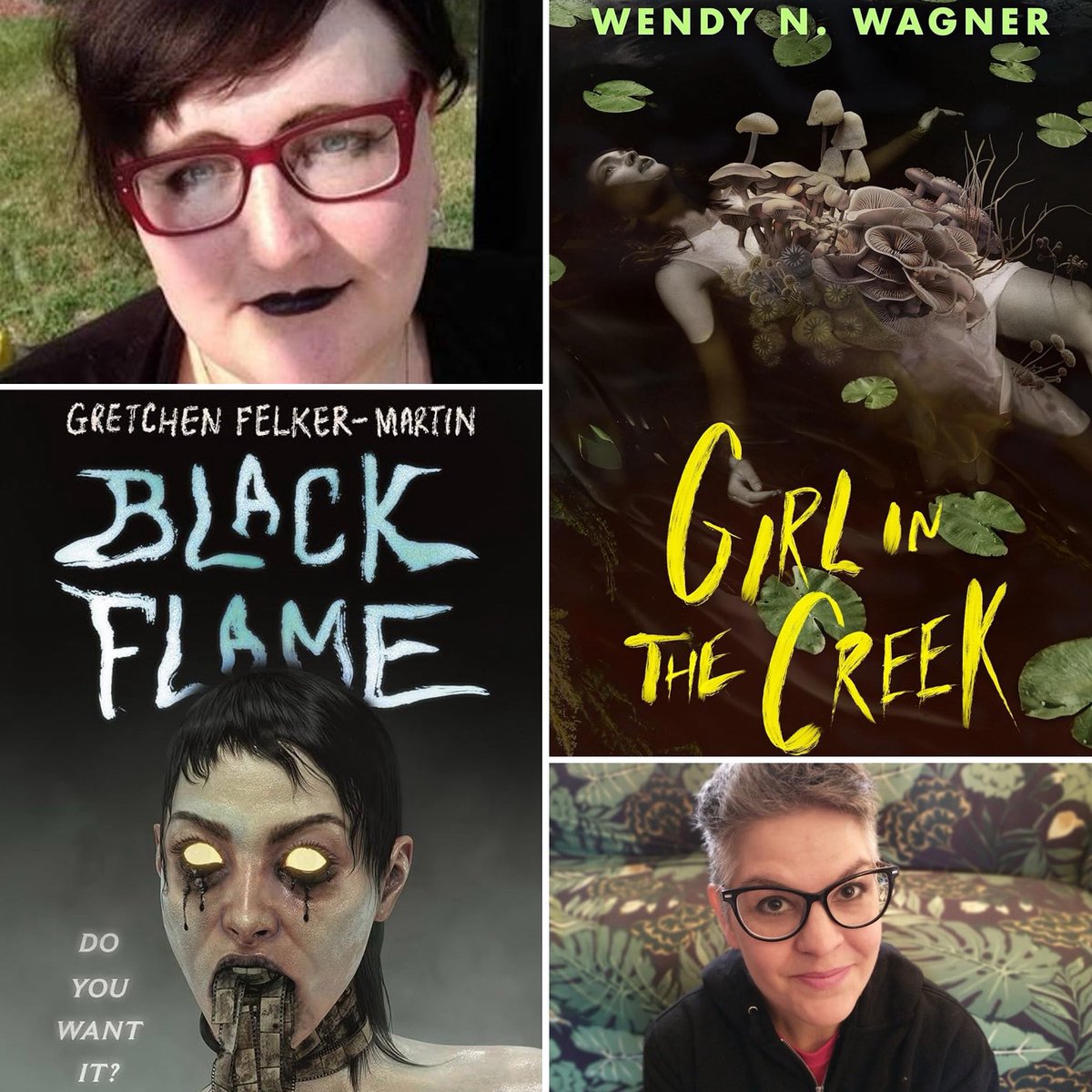 claymcleod's tweet image. In one week, Gretchen Felker-Martin (BLACK FLAME) and Wendy N. Wagner (GIRL IN THE CREEK) join me on Fearmongers to discuss their stunning new novels. Wednesday, July 30th at 8 PM/ET. Register via Zoom here: bit.ly/4eTvkvw @TorNightfire