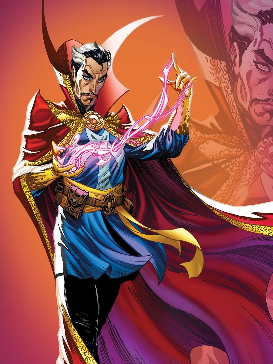 SanctumLibraryX's tweet image. The J. Scott Campbell variant cover for Bring on the Bad Guys: Dormammu.
#DoctorStrange #DrStrange