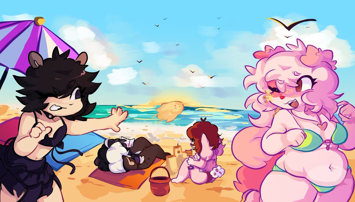 corpsekatt's tweet image. Da beach :3