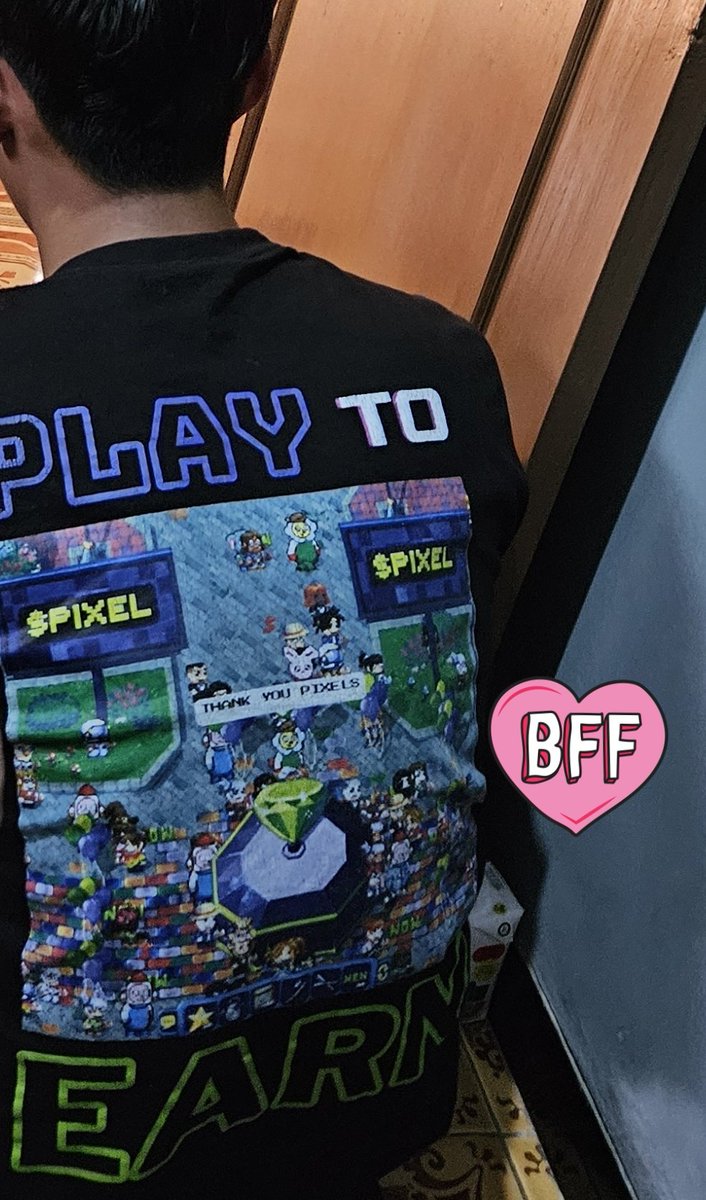 GGAgus001's tweet image. Bullish to @MOCAFoundation
I captured the moment of the @pixels_online colab with @Moca_Network 1 year ago and made a shirt for memories
$MOCA TO THE MOON