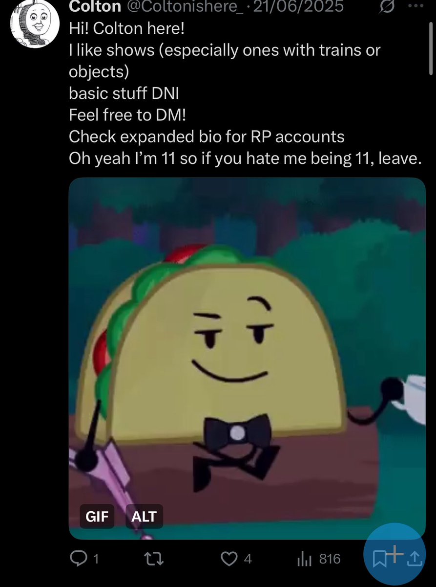 Sandy39742467's tweet image. Why is there an epidemic of 11 year olds on thomastwt