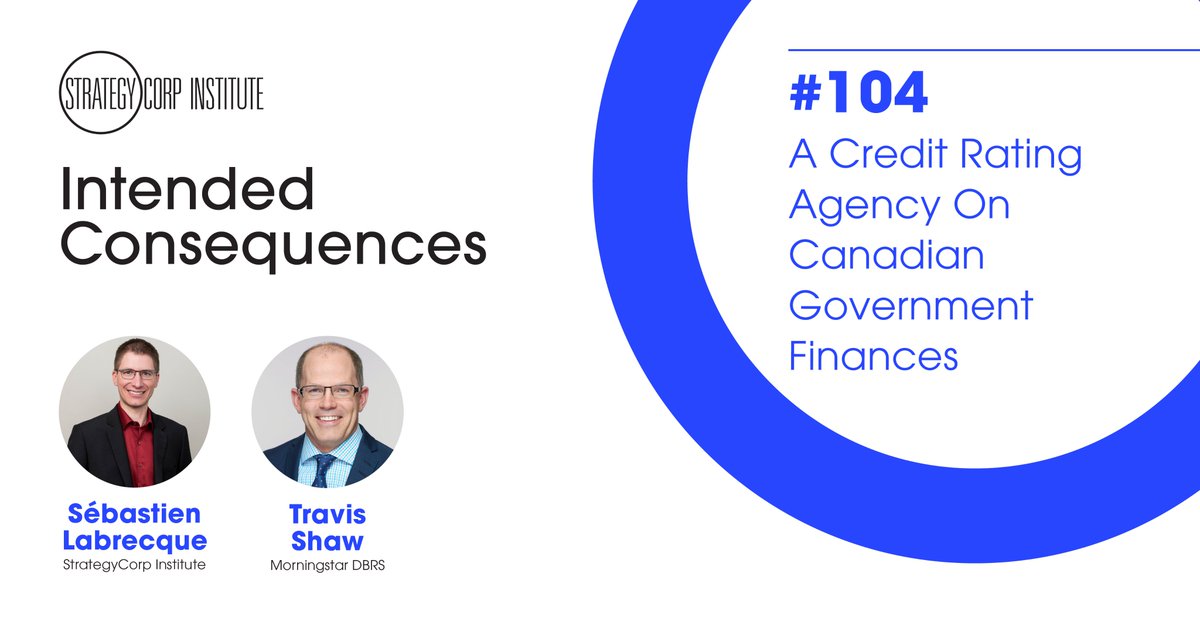 StrategyCorp's tweet image. Federal & provincial budgets have run deficits for years. Global uncertainty drives spending up; revenues lag. What's the outlook for public finances? Travis Shaw (@MorningstarDBRS) explains: podcast.strategycorp.com/a-credit-ratin…