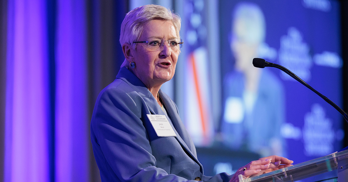 TFASorg's tweet image. Thank you for joining us at the 35th Annual #TFAS Scholarship Awards Dinner! We were proud to honor @SenCapito, @KirkBlalock and TFAS alumna Desiree Koetzle ’02, PPF ’07, for their leadership and service. Your support helps TFAS invest in the future of freedom.