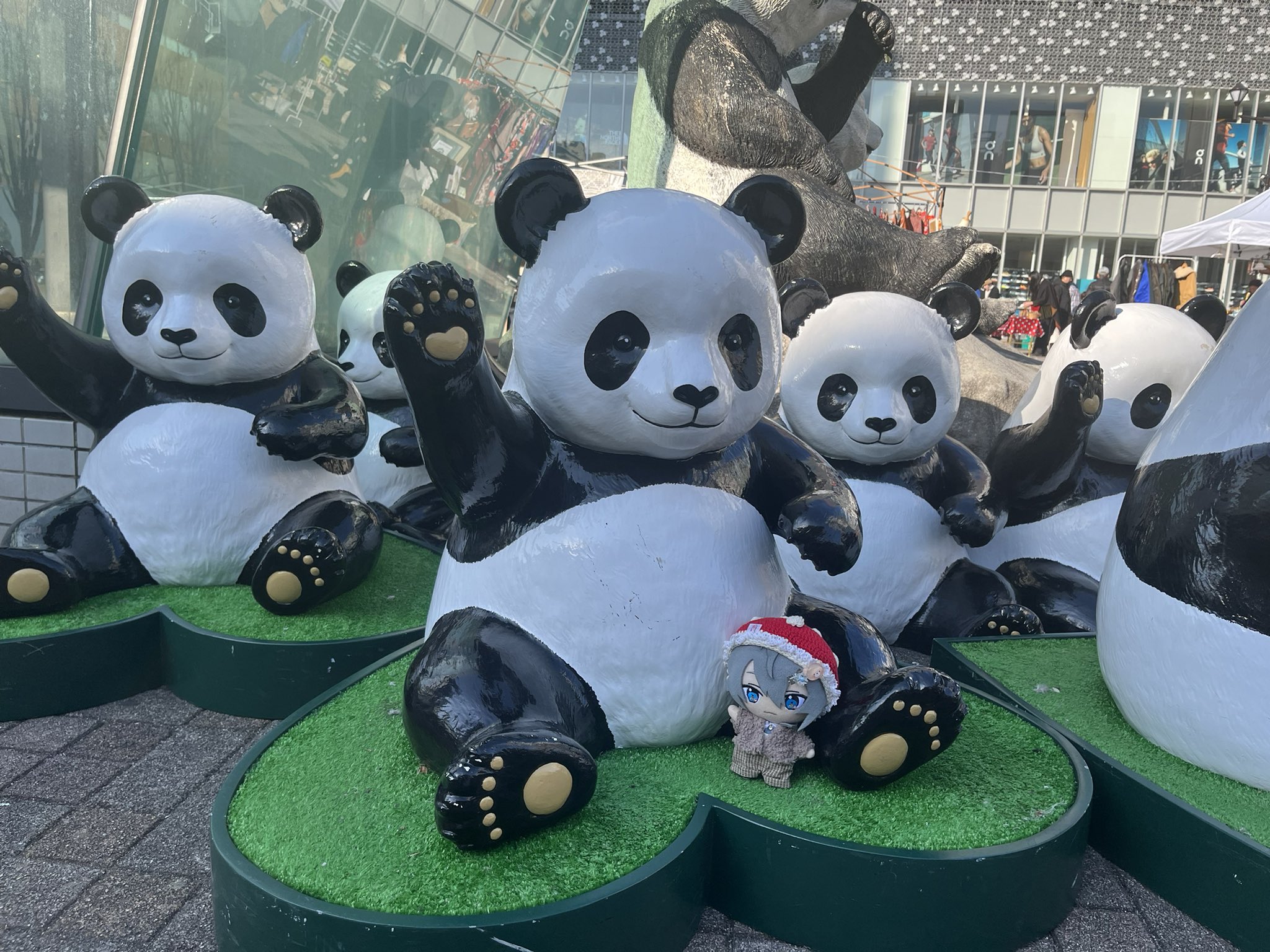 パンダ様おまとめ 赤ちゃんパンダ】🐼結浜よちよち♪とことこ♪【生後109日目