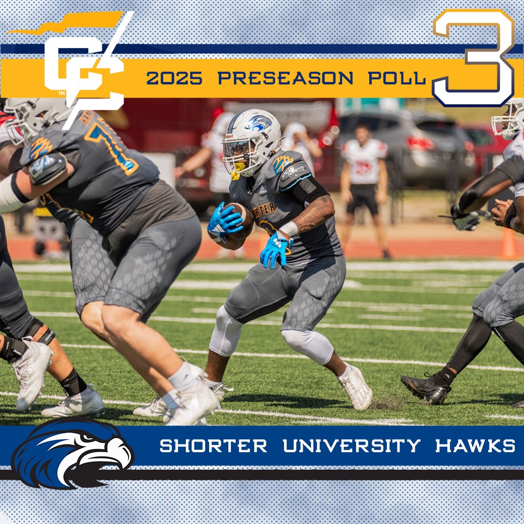 Conference Carolinas (@confcarolinas) on Twitter photo For the first time in 51 years, a Conference Carolinas Football Preseason Poll! <a href="/UNCP_Sports/">UNCP Braves l #BraveNation</a> and <a href="/NGUAthletics_/">North Greenville University Athletics</a> are picked atop the poll!
🔗: bit.ly/4kRj6Vx
#LeadingTheWay For the first time in 51 years, a Conference Carolinas Football Preseason Poll! <a href="/UNCP_Sports/">UNCP Braves l #BraveNation</a> and <a href="/NGUAthletics_/">North Greenville University Athletics</a> are picked atop the poll!
🔗: bit.ly/4kRj6Vx
#LeadingTheWay