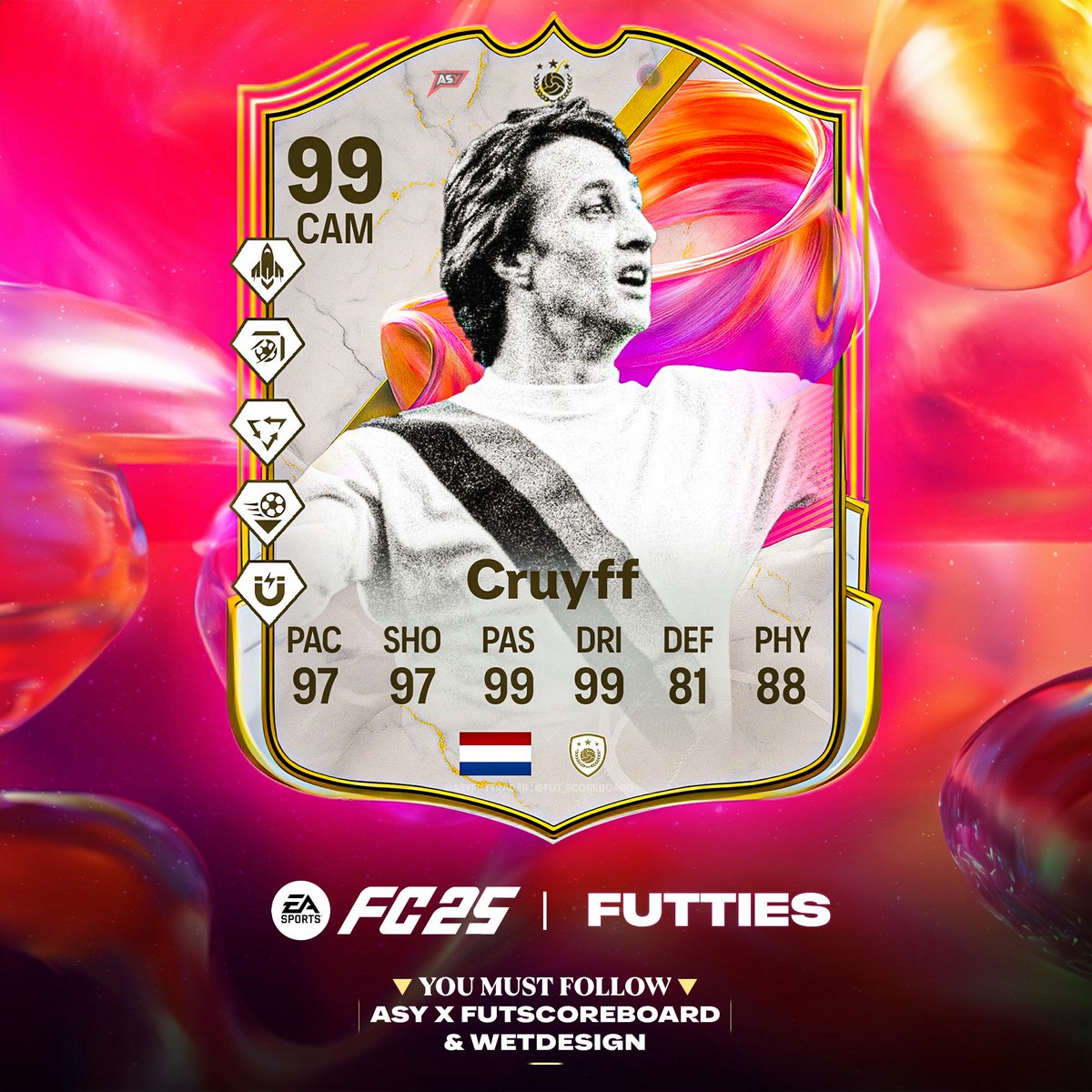 Fut_scoreboard's tweet image. 🚨CRUYFF 🇳🇱 FUTTIES OFFICIAL CARD🚨

OFFICIAL STATS ✅
OFFICIAL PS+ ✅