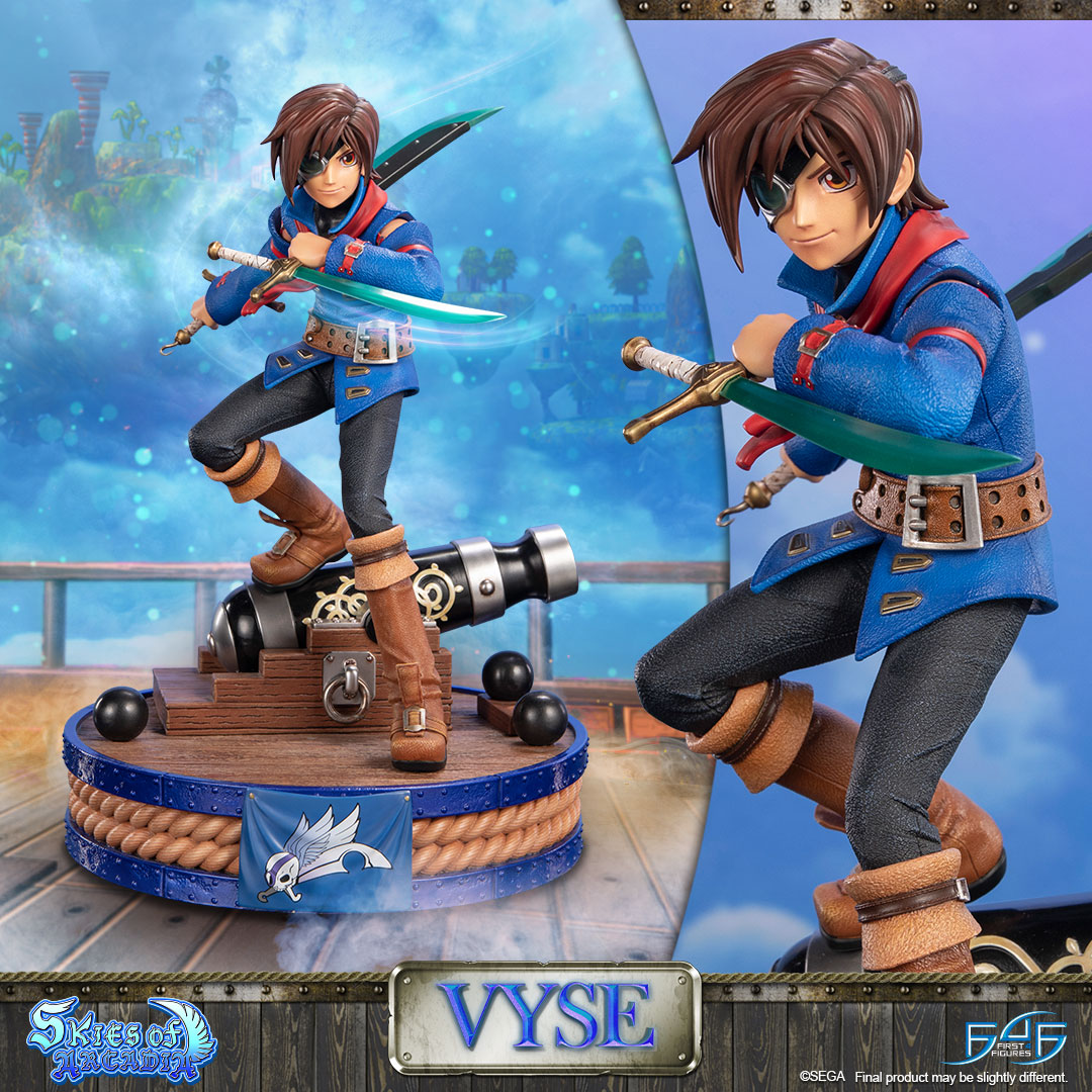 First4Figures's tweet image. VYSE PRE-ORDERS OPEN IN 8 DAYS!
This is the hero Arcadia deserves! Take a closer look at the incredible detailing on Vyse’s cutlasses and his classic Blue Rogue attire.
Check back tomorrow where we reveal a video of its features!
What do you like most about Vyse's design or…