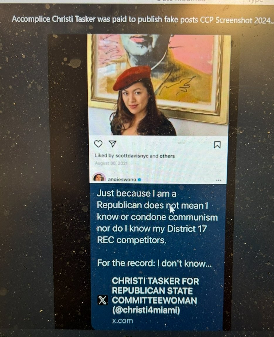 VFAFVP's tweet image. ANGIE WONG - Corrupt Miami GOP Elected Committeewoman - Vote her the hell out!
From Unsealed Cobb County Georgia Superior Court Case: Stan Fitzgerald vs. Butch Conz — Stan Fitzgerald’s status as a whistleblower confirmed. Now public record exhibits from the case show Miami…