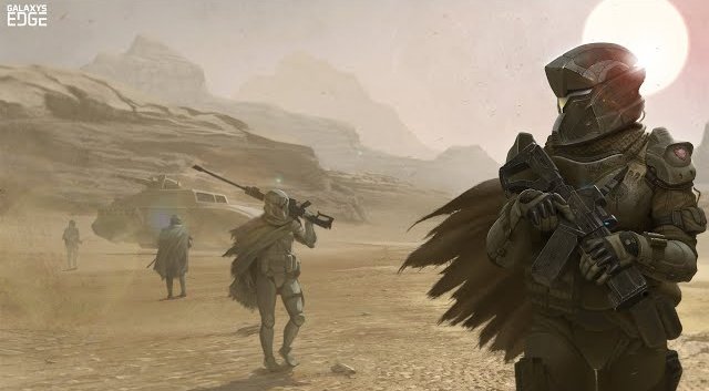 Nobbie_OCs's tweet image. I don't think I've ever posted about the Galaxy's Edge books before (they're still on my list), but the Legionnaire fit rocks
(Art by Fabian Saravia)