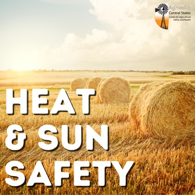 unmccscash's tweet image. ☀️ Summer is in full swing! Make sure you are working safely in the heat and sun. Check out the tips for doing so in our flyer: unmc.edu/publichealth/c… #FarmSafety #HeatSafety