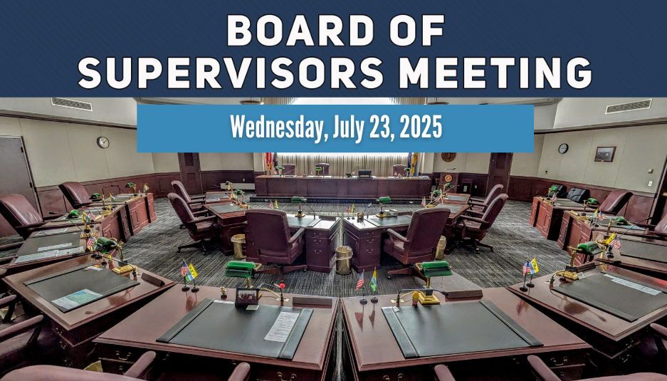 The #LivCo County Board of Supervisors will hold a regular meeting today, July 23, 2025, at the Government Center in Geneseo. The public is welcome to attend.

📆: July 23, 2025
🕠: 1:30 p.m.
📍: 6 Court St., Geneseo, N.Y. 14454 

View the livestream here: buff.ly/xYp0yuS