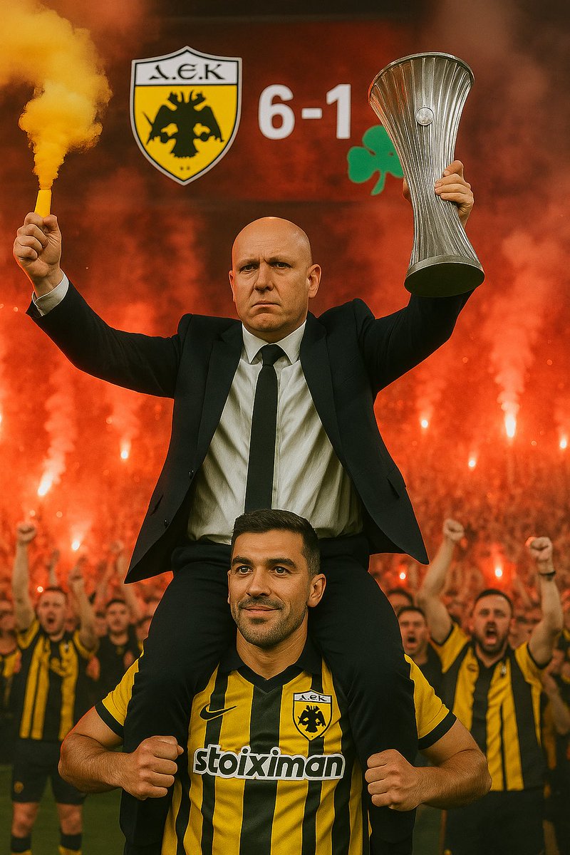 vaisblo's tweet image. ❗️ΔΙΑΔΩΣΤΕ ΝΑ ΑΚΟΥΣΤΕΙ ❗️
🟨ΣΕ 44 ΕΒΔΟΜΑΔΕΣ ΑΠΟ ΣΗΜΕΡΑ Η ΛΕΙΨΙΑ ΦΛΕΓΕΤΑΙ ΣΕ ΕΝΑ ΜΥΘΙΚΟ ΕΠΟΣ ΠΟΥ ΟΜΟΙΟ ΤΟΥ ΔΕΝ ΕΧΕΙ ΞΑΝΑΥΠΑΡΞΕΙ ΣΤΑ ΠΑΓΚΟΣΜΙΑ ΧΡΟΝΙΚΑ ⬛️
#aekfc #aek