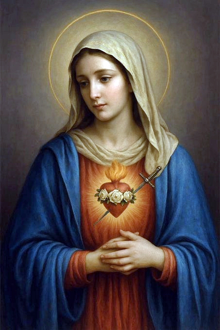 Inmaculado corazón de María, sé la salvación del alma   mía...
    A Ti me consagro en este día