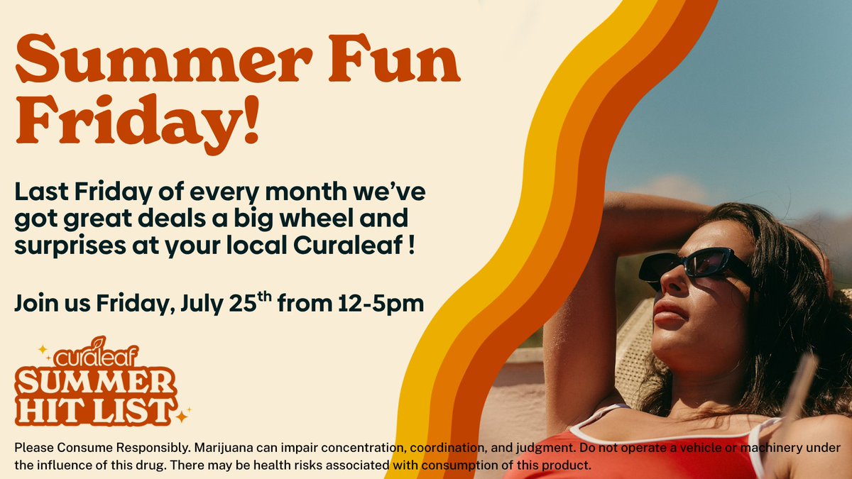 🗓️ Mark your calendar!  Come in this Friday and join the Summer FUN! ☀️
