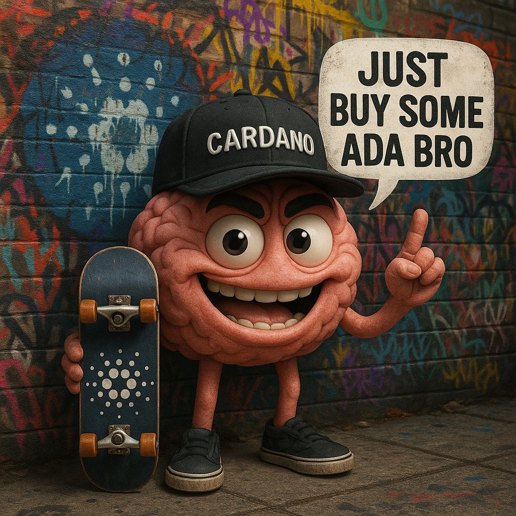ZKDID_'s tweet image. If you really think about it 🧠 there’s not one person in the world that would benefit from attempting to sabotage the mission that Cardano is on. 💙
Just buy some ₳D₳ bro 👊 thank me later 👋