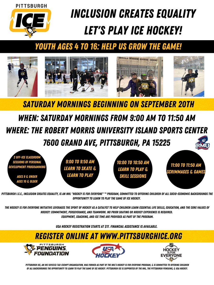 IcePittsburgh's tweet image. Player registration for the 2025-26 season is now open! ๐
Register your athlete here: bit.ly/4m7nVeh