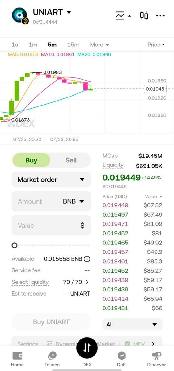 cryptowarrior_c's tweet image. 🧠💥 When AI moves beyond the hype and actually delivers — you get $UNIART.
AI that reads crypto charts? That’s cool.
AI that analyzes smart contracts? That’s next level.
Market cap under $20M? You’re still early, fren.
@Uniart_AI could be the one that finally makes AI in…