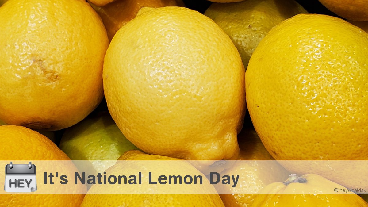 It's National Lemon Day! 
#NationalLemonDay #LemonDay #Lemons