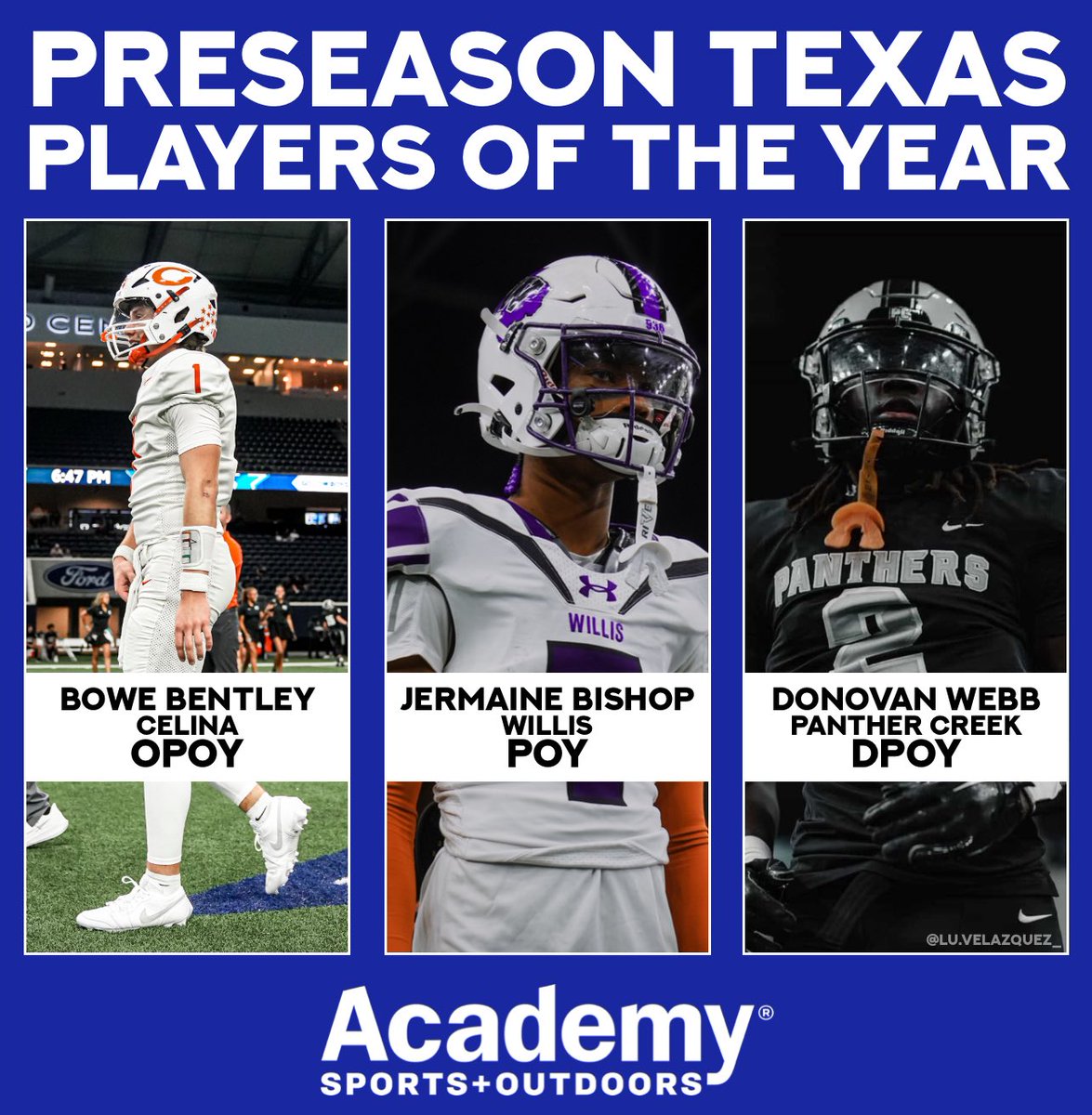 txfblife's tweet image. 2025 @Academy Sports + Outdoors Preseason All-Texas Team‼️
Player of the Year: @JermaineBisho11
Offensive Player of the Year: @bowebentley
Defensive Player of the Year: @DonovanWebb21
1️⃣st Team Offense & 1️⃣st Team Defense
#ad #sponsored #txhsfb #football #fridaynightlights…