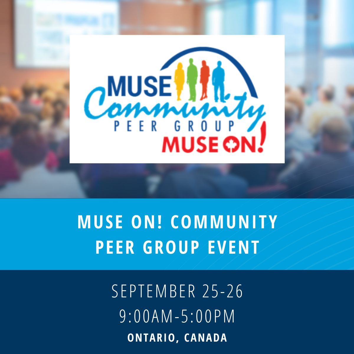 Who's joining us in Ontario?!

We're looking forward to gathering our MUSE members for two days of networking and learning!

Learn more and register: tinyurl.com/zt8jmnz6