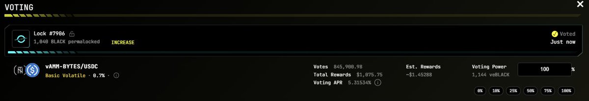 vote for $BYTES