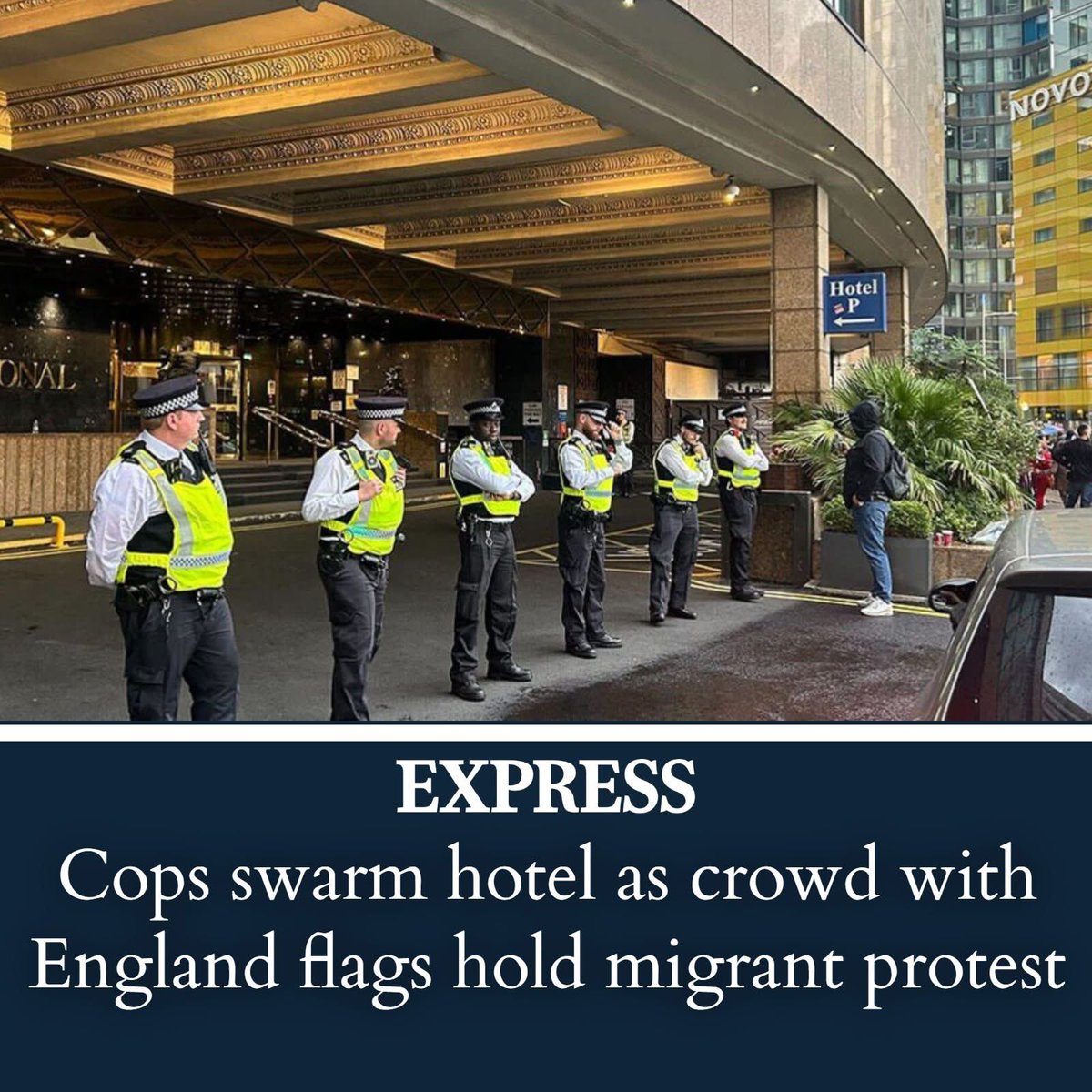 NotFarLeftAtAll's tweet image. Why does it matter that the protesters had England Flags ??