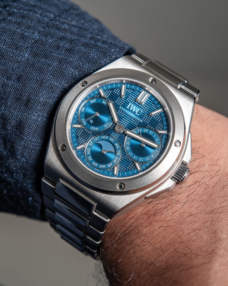 baldassarreted's tweet image. IWC has released several new additions to its Ingenieur line this year, but the Ingenieur Perpetual Calendar 41 has become one of our favorites. Measuring 41mm in steel, this model manages to combine the stylistic codes of the Genta-designed Ingenieur with a perpetual calendar…