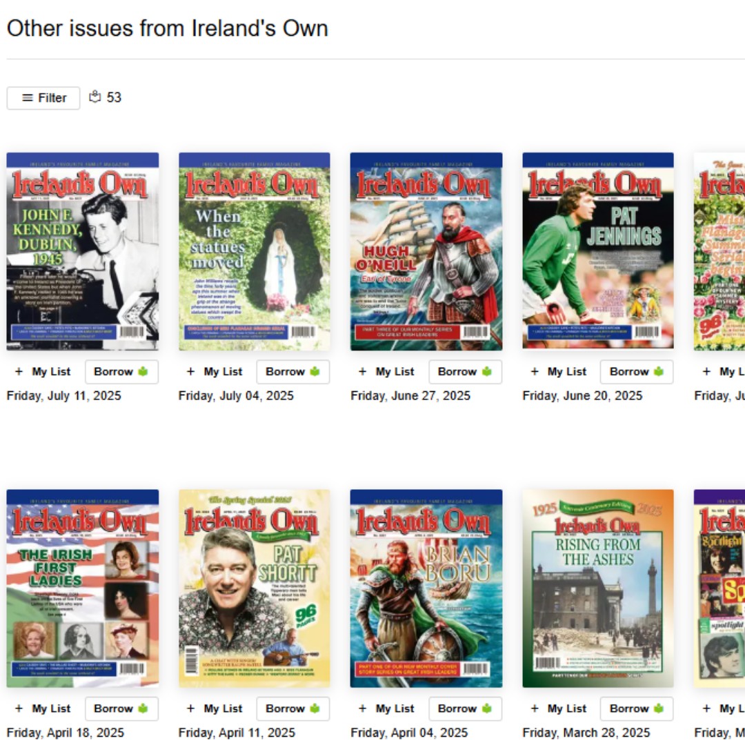 wexlibraries's tweet photo. 📚 Read Ireland's Own Magazine with your library card
Find out what is inside the All-Ireland Final Special 🔗https://t.co/ImeAoHgej7
#IrelandsOwn is a well-loved family magazine published in #Wexford
Read on your mobile phone, tablet, PC or laptop
#WexLibraries #BBX #WexfordCoCo https://t.co/HSDx7JranY