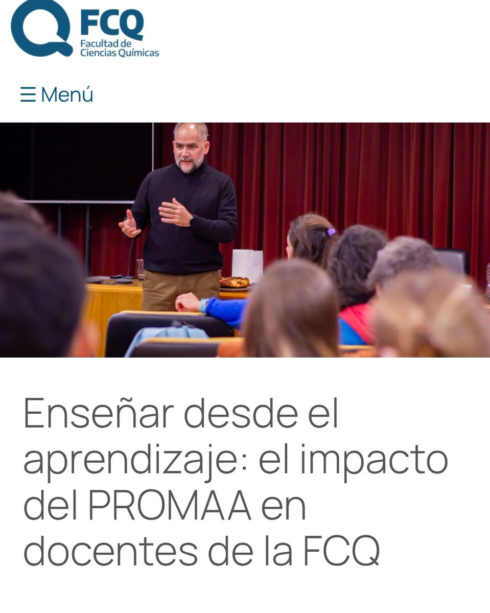 Facultad de Ciencias Químicas UNC tweet media