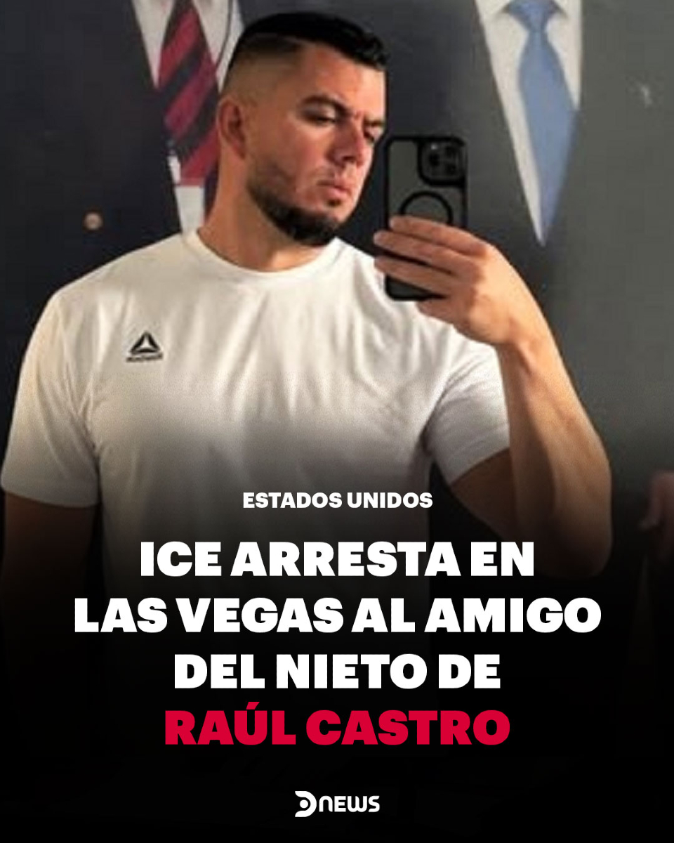 DNewsOK's tweet image. 🚨 ICE arresta en Las Vegas al amigo del nieto de Raúl Castro
🇺🇸 Un exfuncionario y empresario cubano, identificado como Jorge Rodríguez Cabrera, fue arrestado por el Servicio de Inmigración y Control de Aduanas (ICE) en Las Vegas. Se trata de un amigo cercano de Raúl Guillermo…