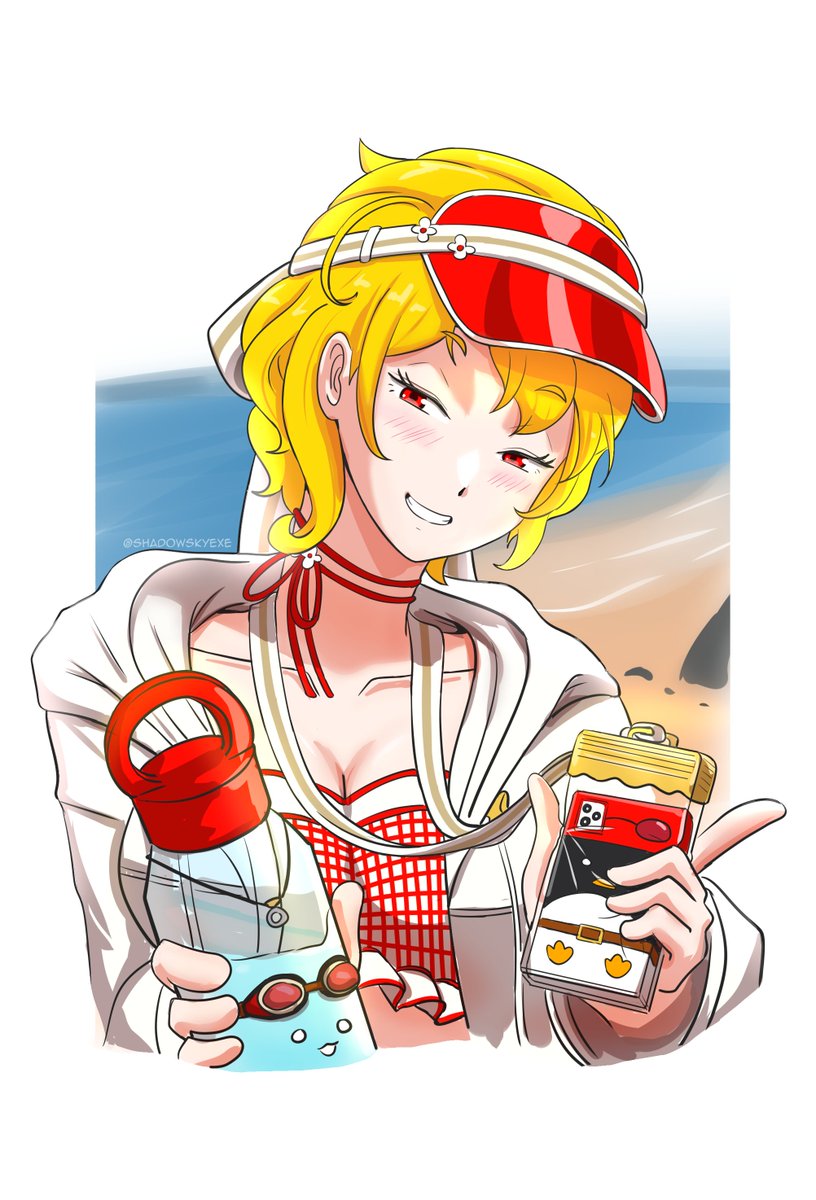shadowsky_exe's tweet image. #inKaela
Another HOLONATSU KAELA!
"She is teasing you at the beach"
